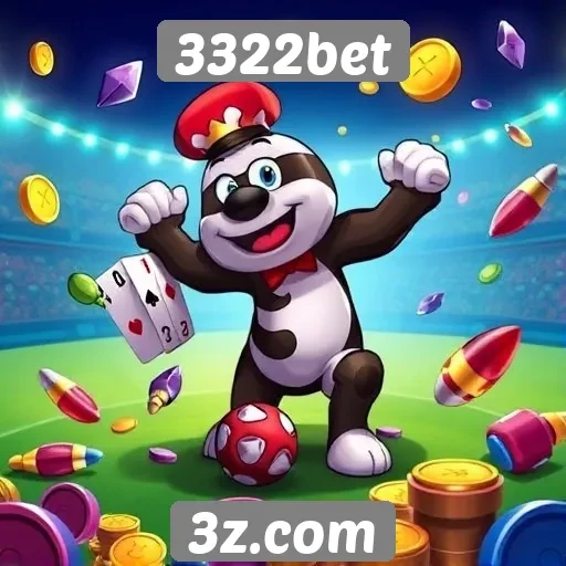 Diversidade de jogos disponíveis no 3322bet